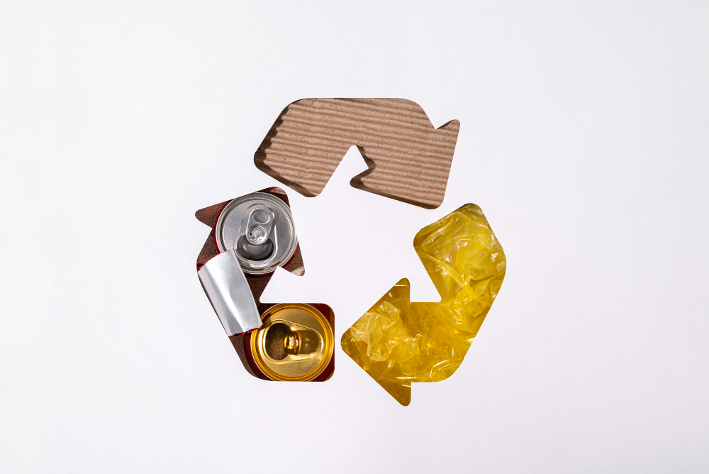 Logo de eco amigable representando combustibles derivados residuos cdr